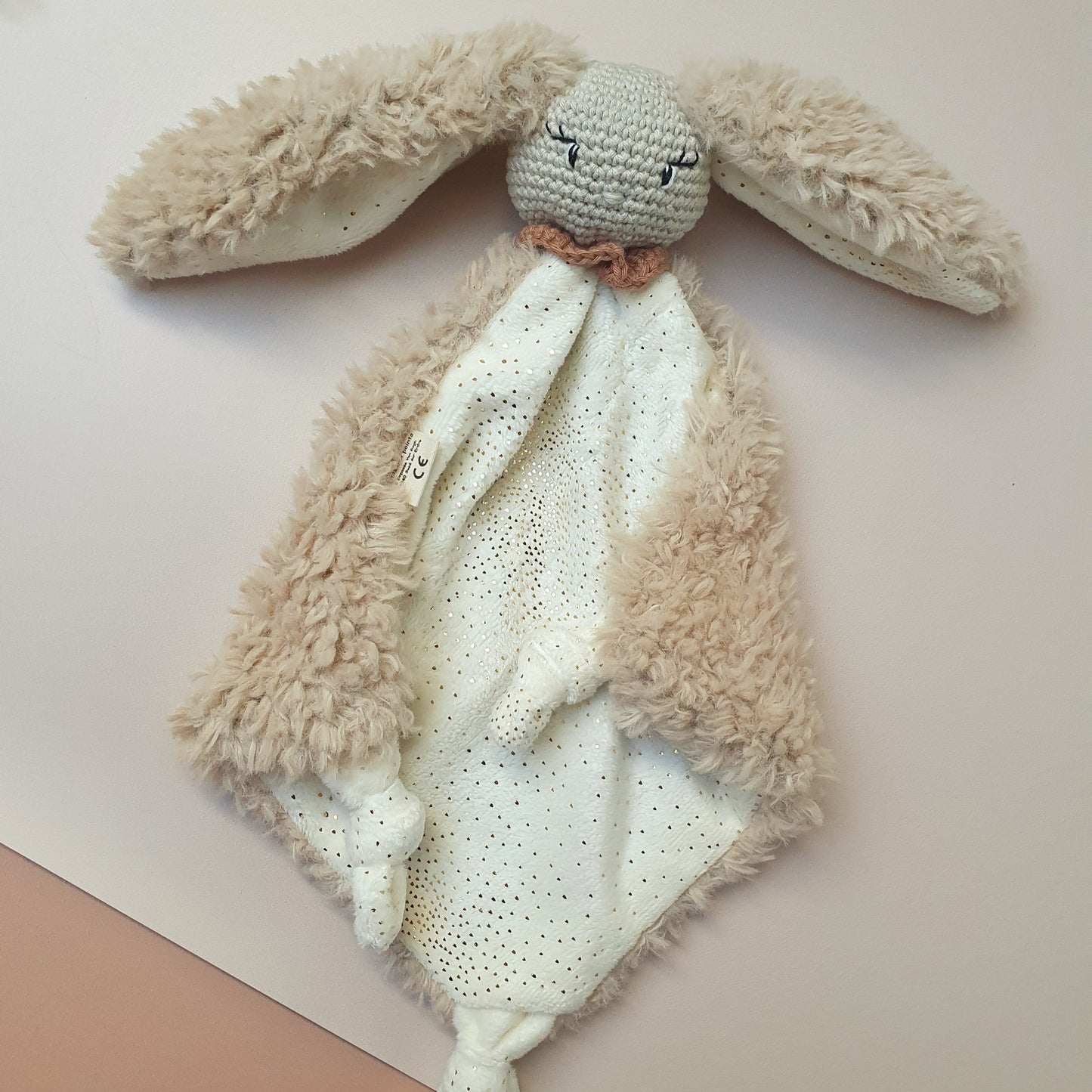 Doudou Toudoux personnalisé – Tête crochetée et oreilles douces