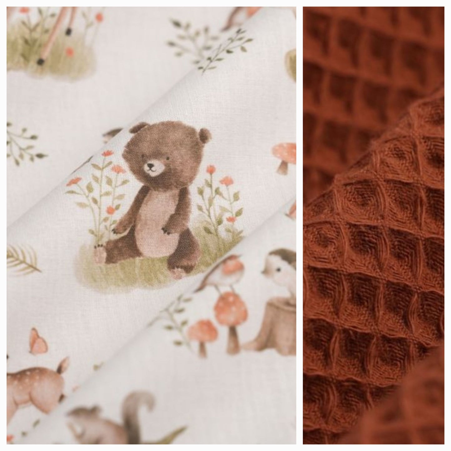 Sur mesure – Serviette de table enfant nid d’abeille élastique personnalisée