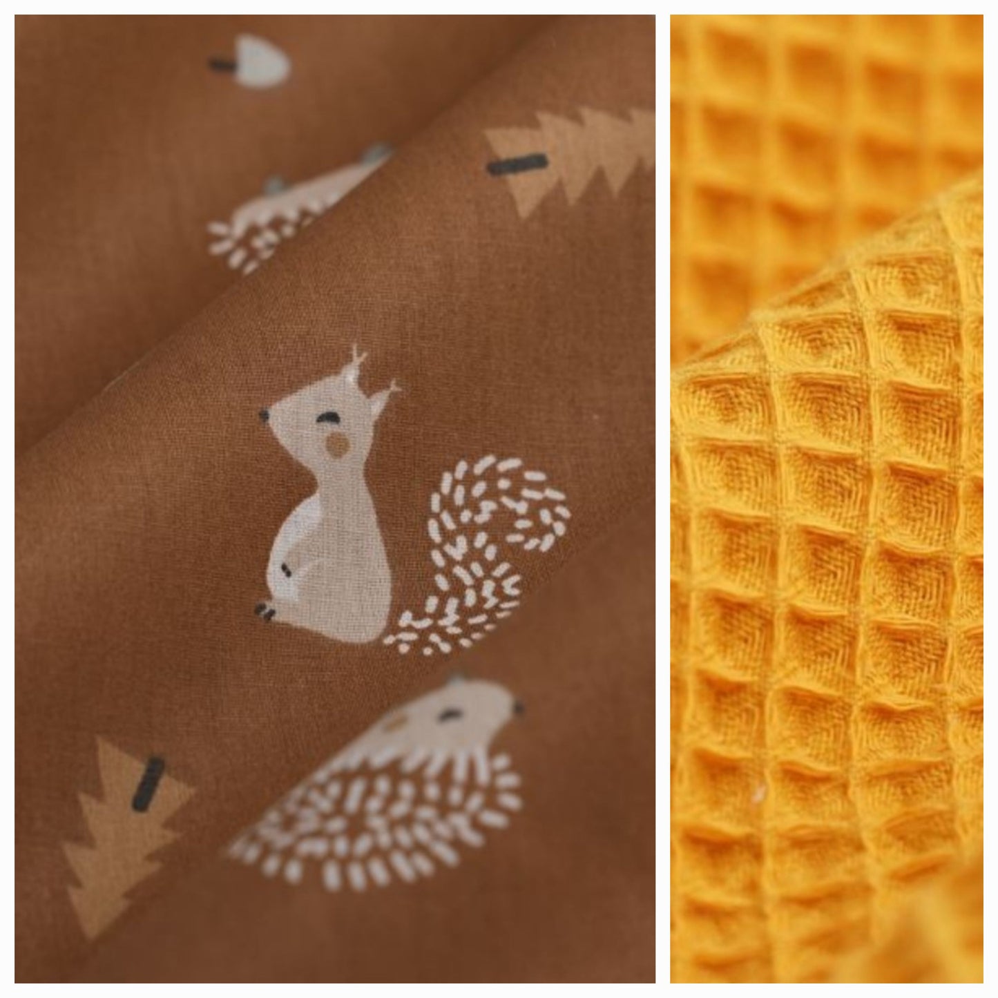 Sur mesure – Serviette de table enfant nid d’abeille élastique personnalisée