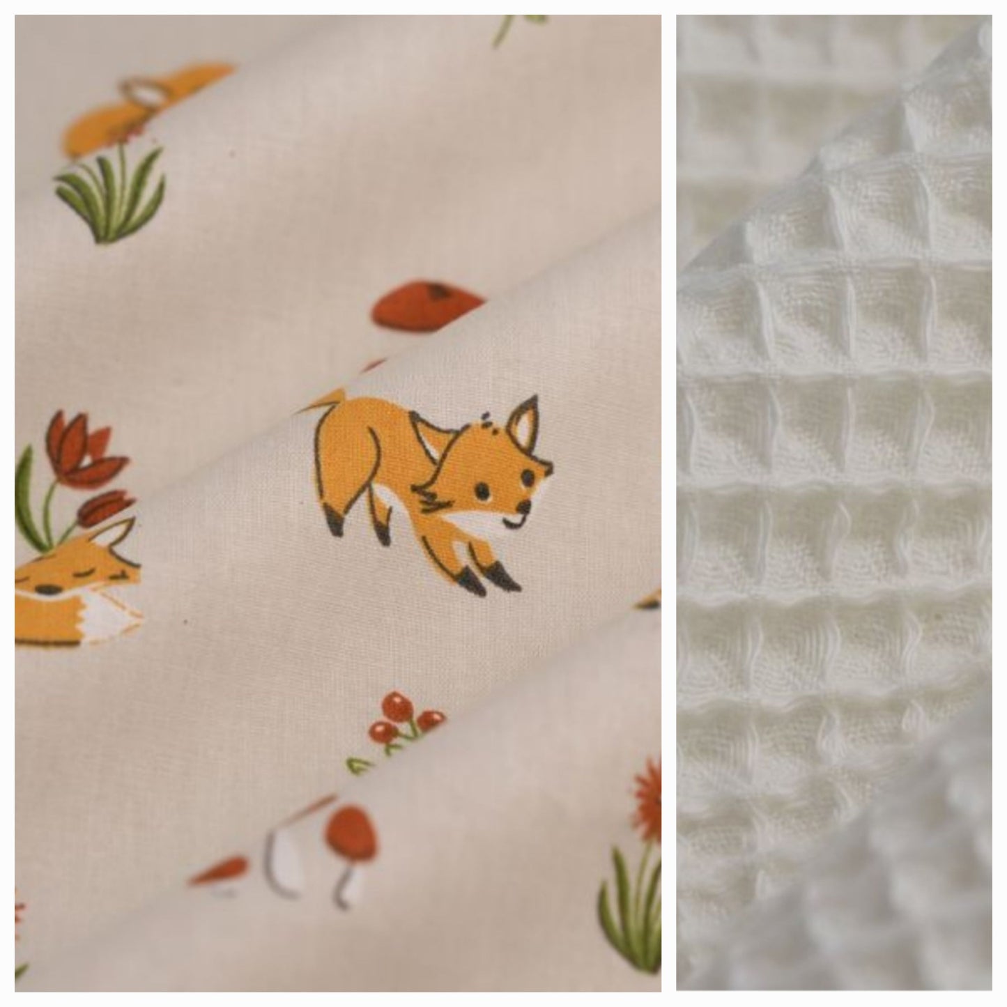 Sur mesure – Serviette de table enfant nid d’abeille élastique personnalisée