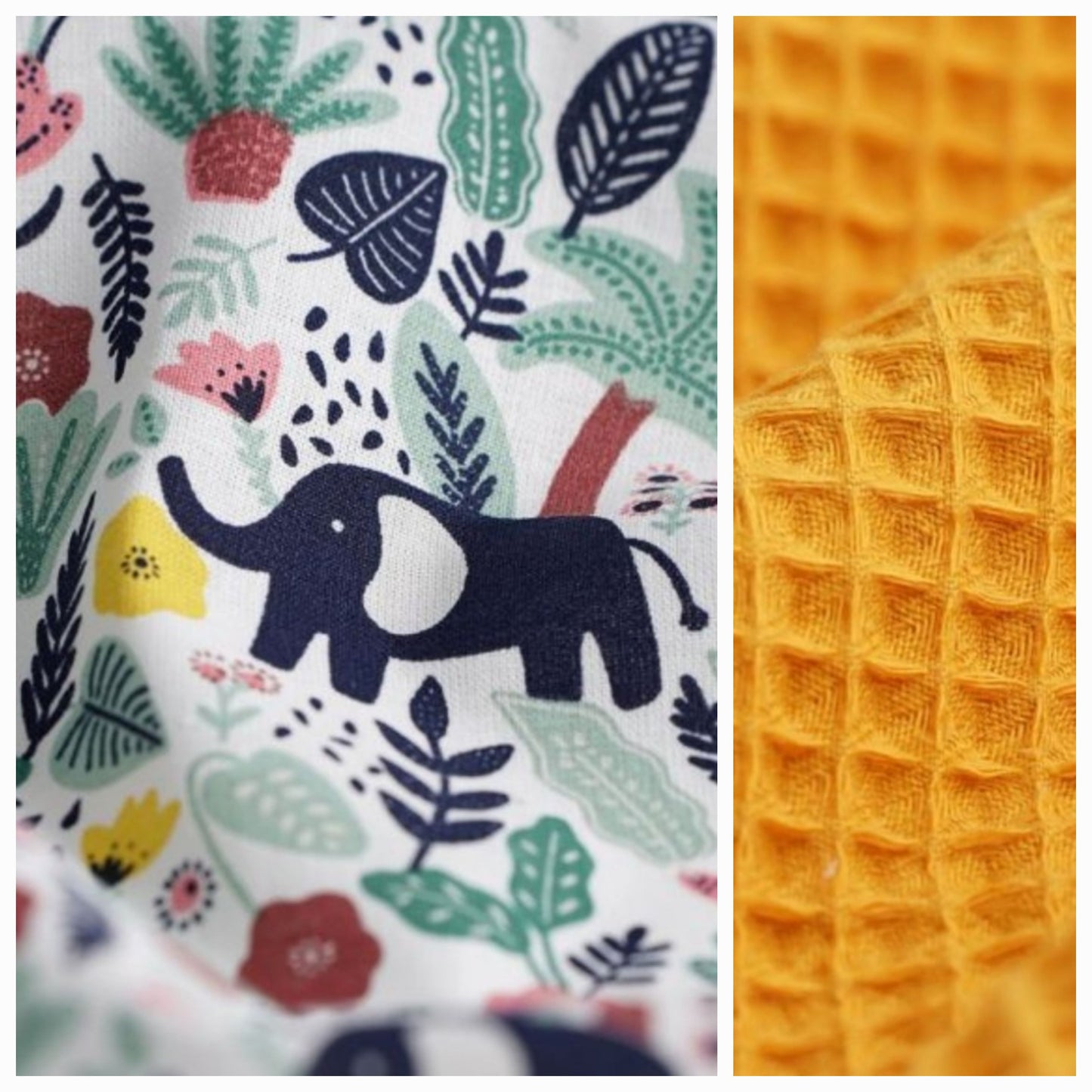 Sur mesure – Serviette de table enfant nid d’abeille élastique personnalisée