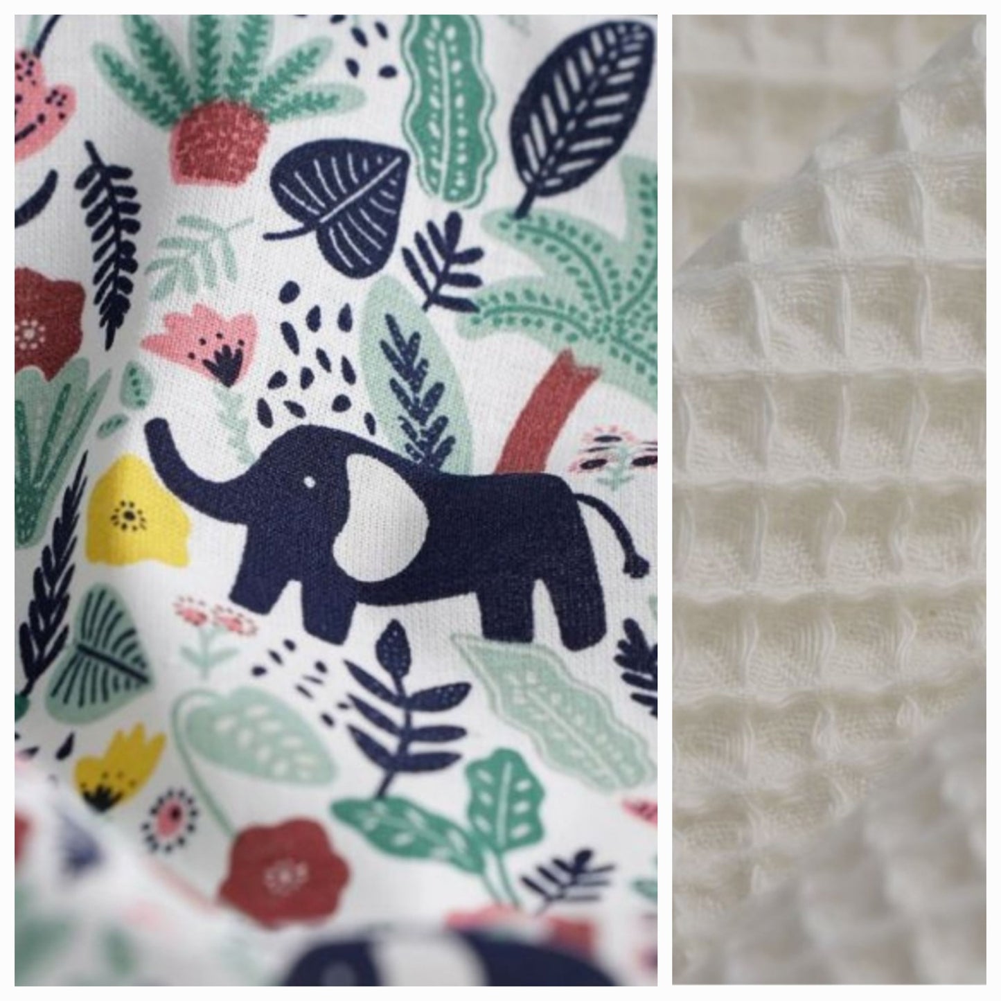 Sur mesure – Serviette de table enfant nid d’abeille élastique personnalisée