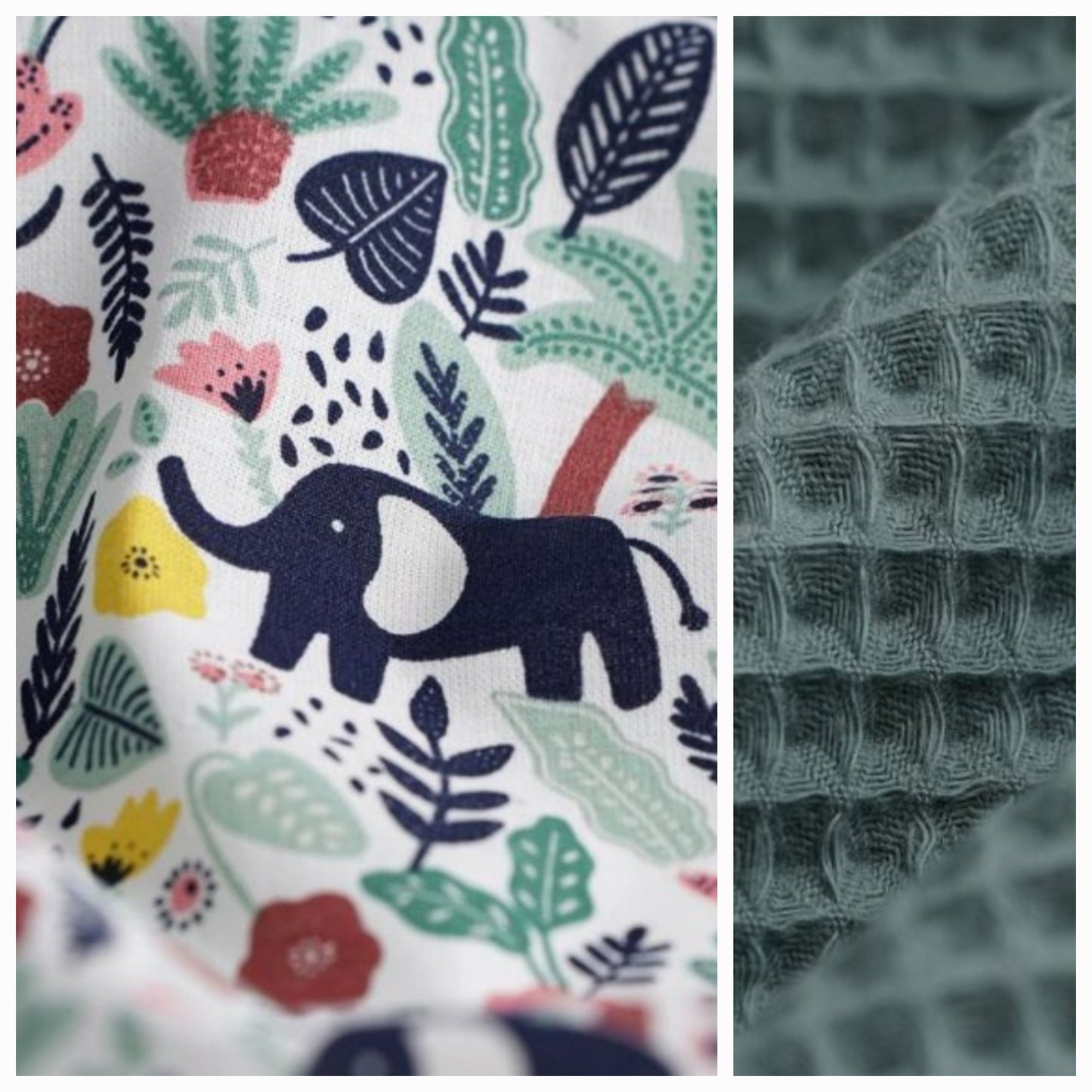 Sur mesure – Serviette de table enfant nid d’abeille élastique personnalisée