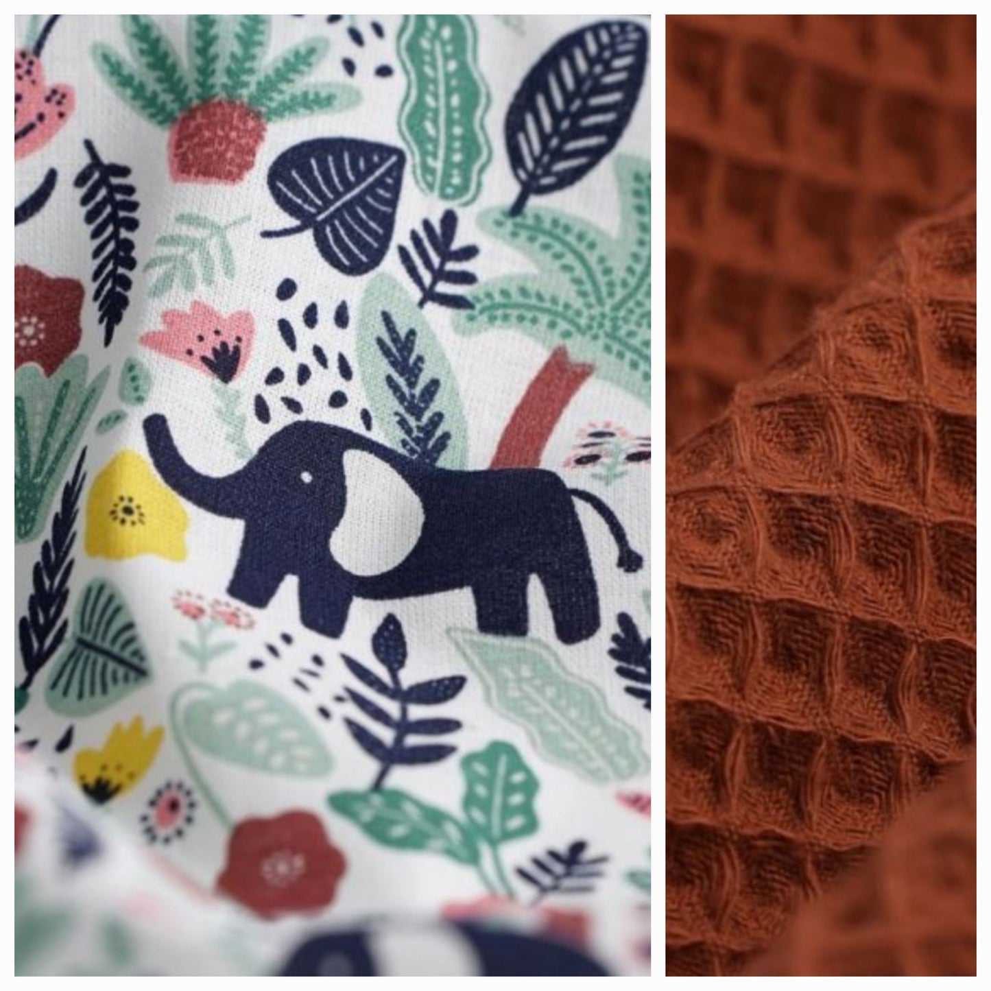 Sur mesure – Serviette de table enfant nid d’abeille élastique personnalisée