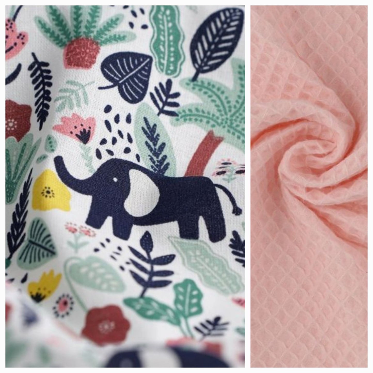 Sur mesure – Serviette de table enfant nid d’abeille élastique personnalisée