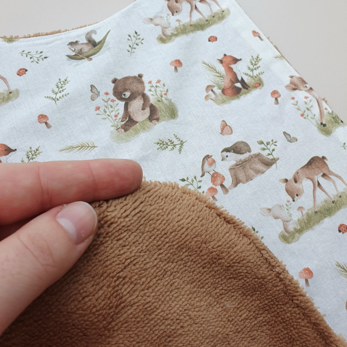 Sur mesure - Serviette de table élastique personnalisée éponge bambou
