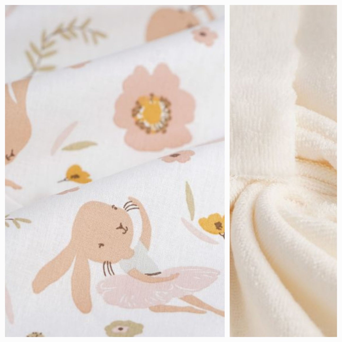 Sur mesure – Serviette de change bébé en éponge bambou douce & personnalisable