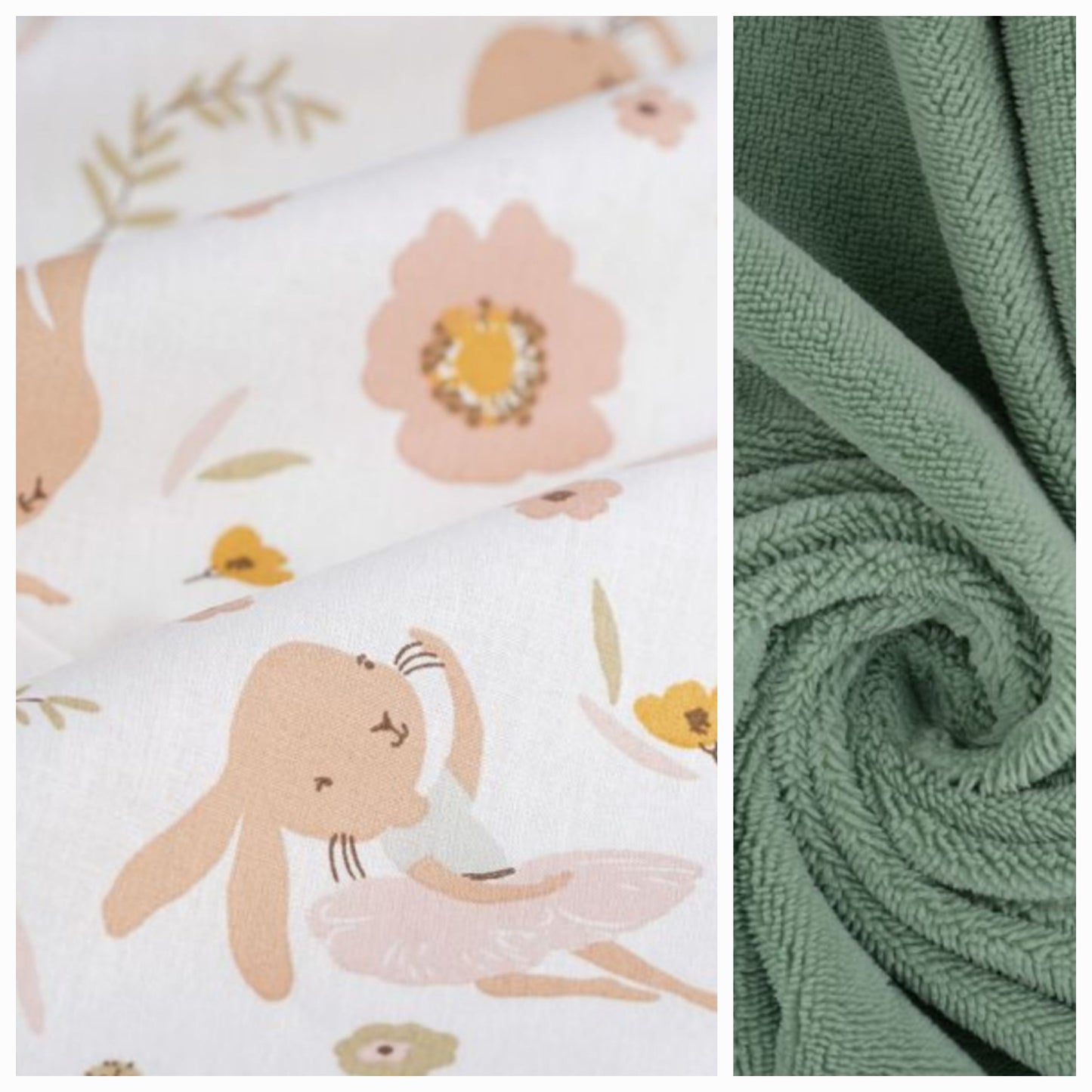 Sur mesure – Serviette de change bébé en éponge bambou douce & personnalisable
