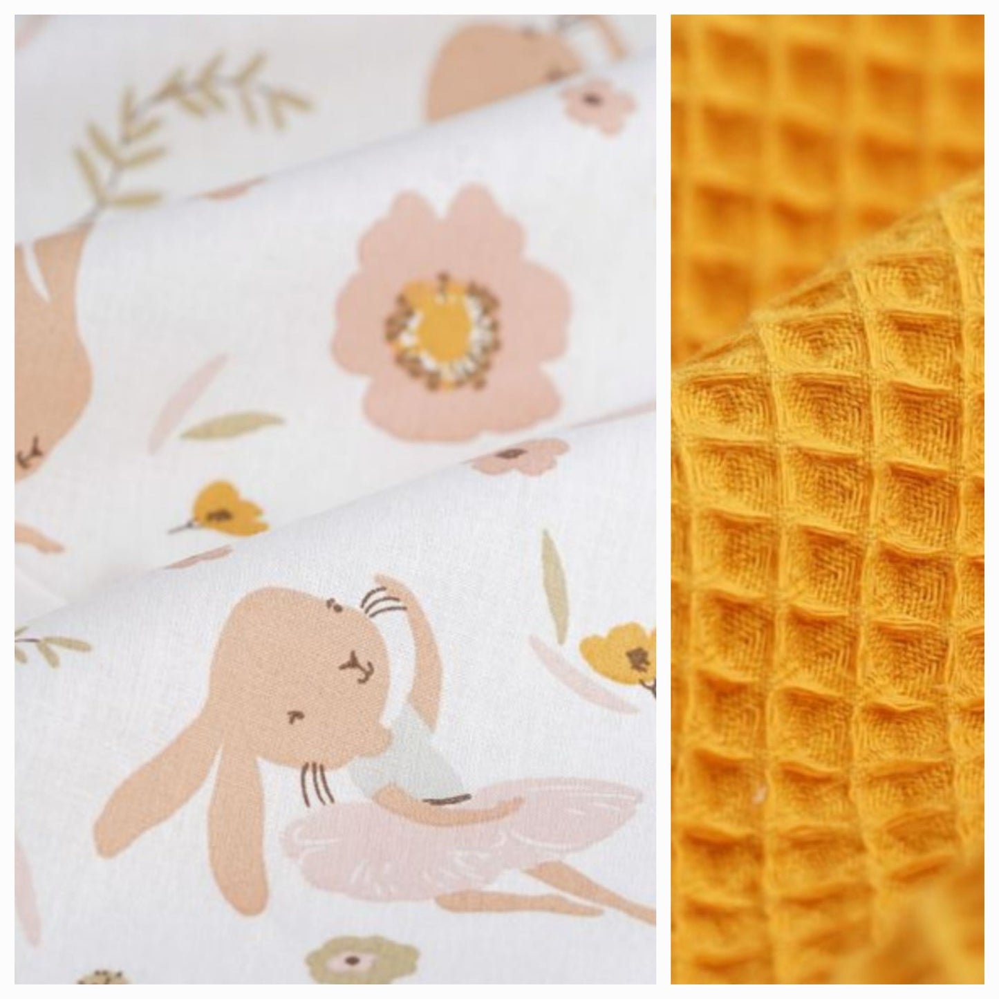 Sur mesure – Serviette de table enfant nid d’abeille élastique personnalisée