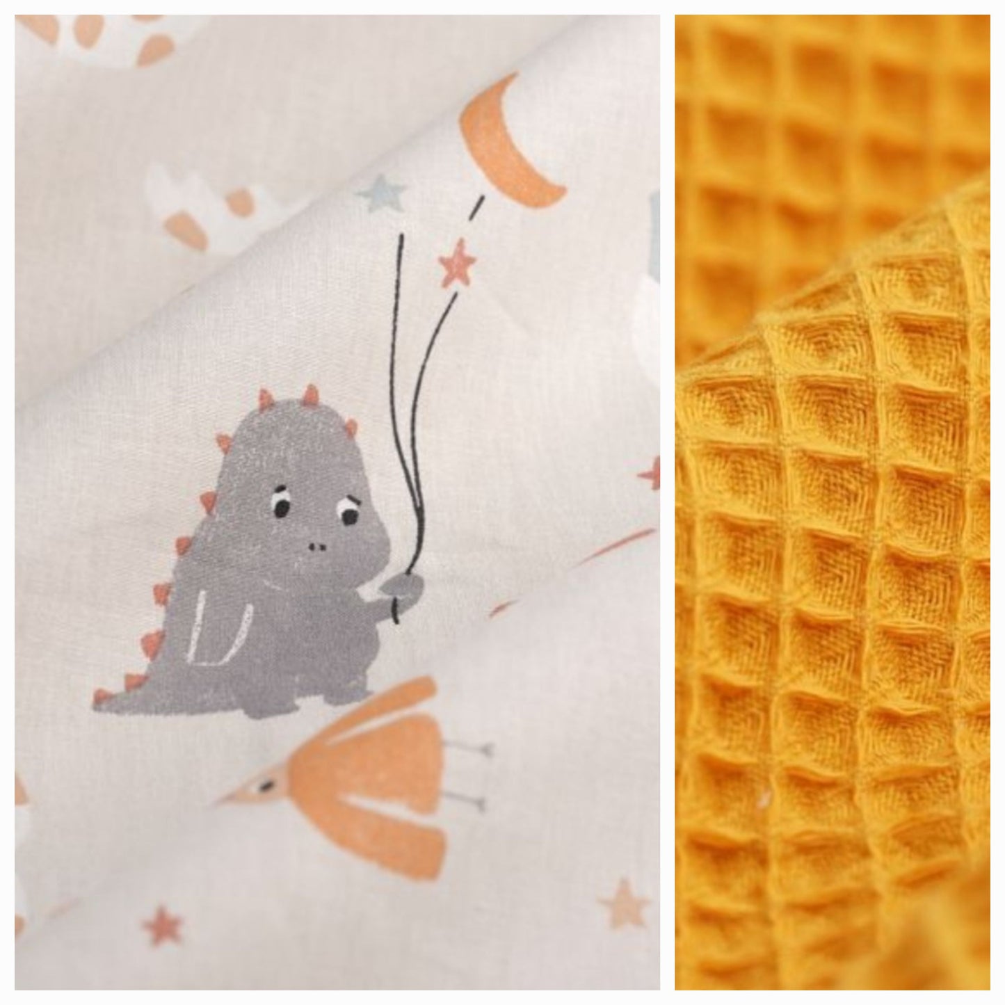 Sur mesure – Serviette de table enfant nid d’abeille élastique personnalisée