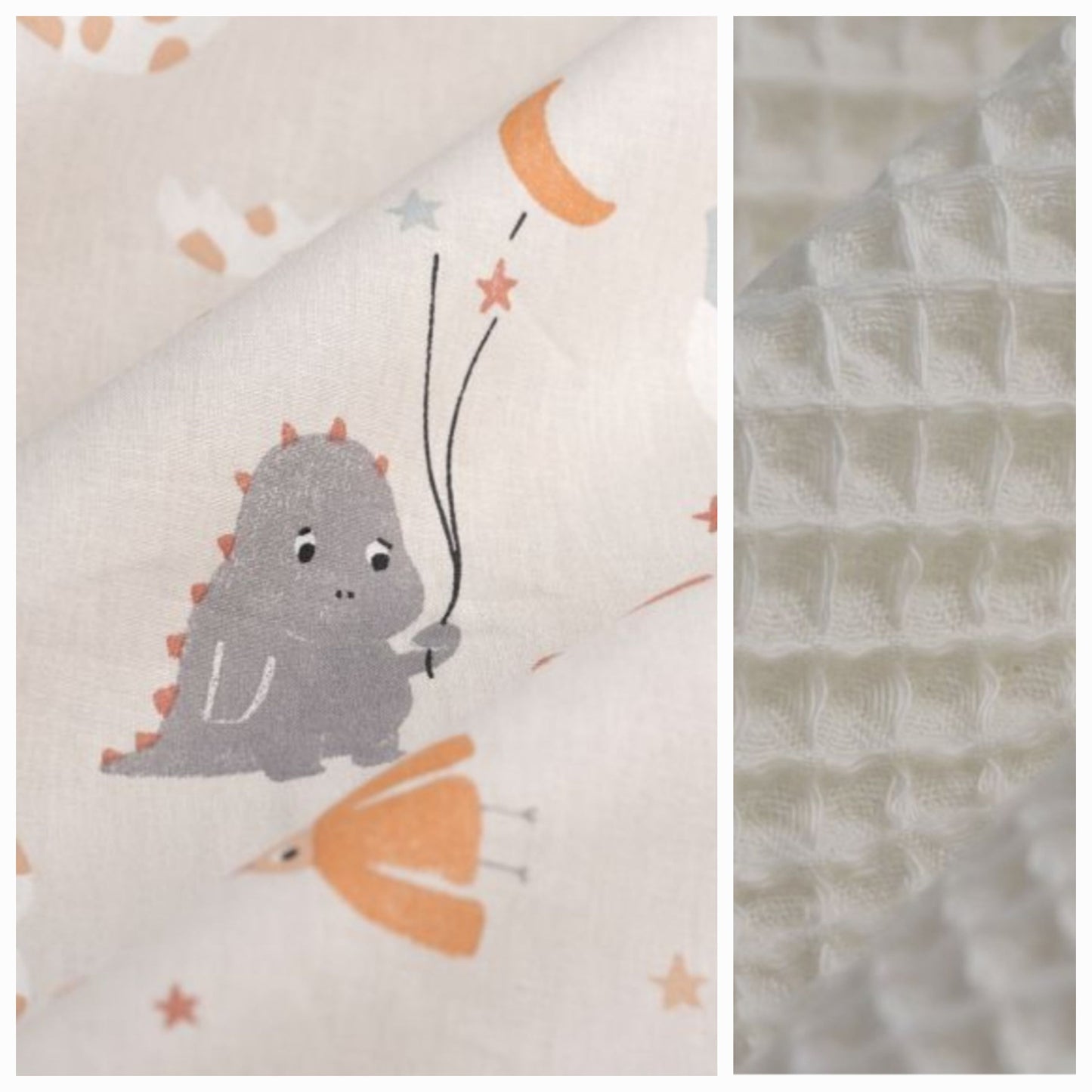 Sur mesure – Serviette de table enfant nid d’abeille élastique personnalisée