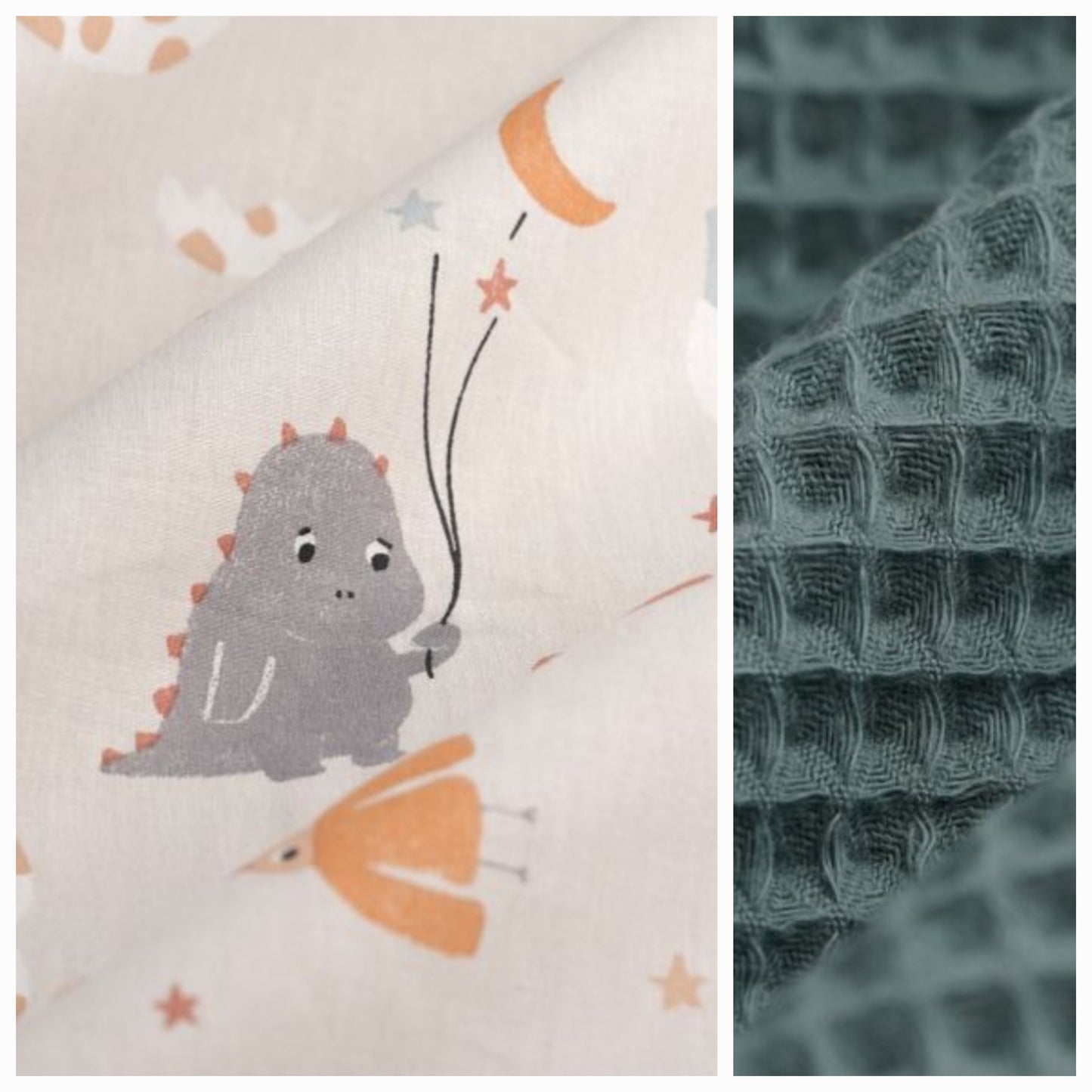 Sur mesure – Serviette de table enfant nid d’abeille élastique personnalisée
