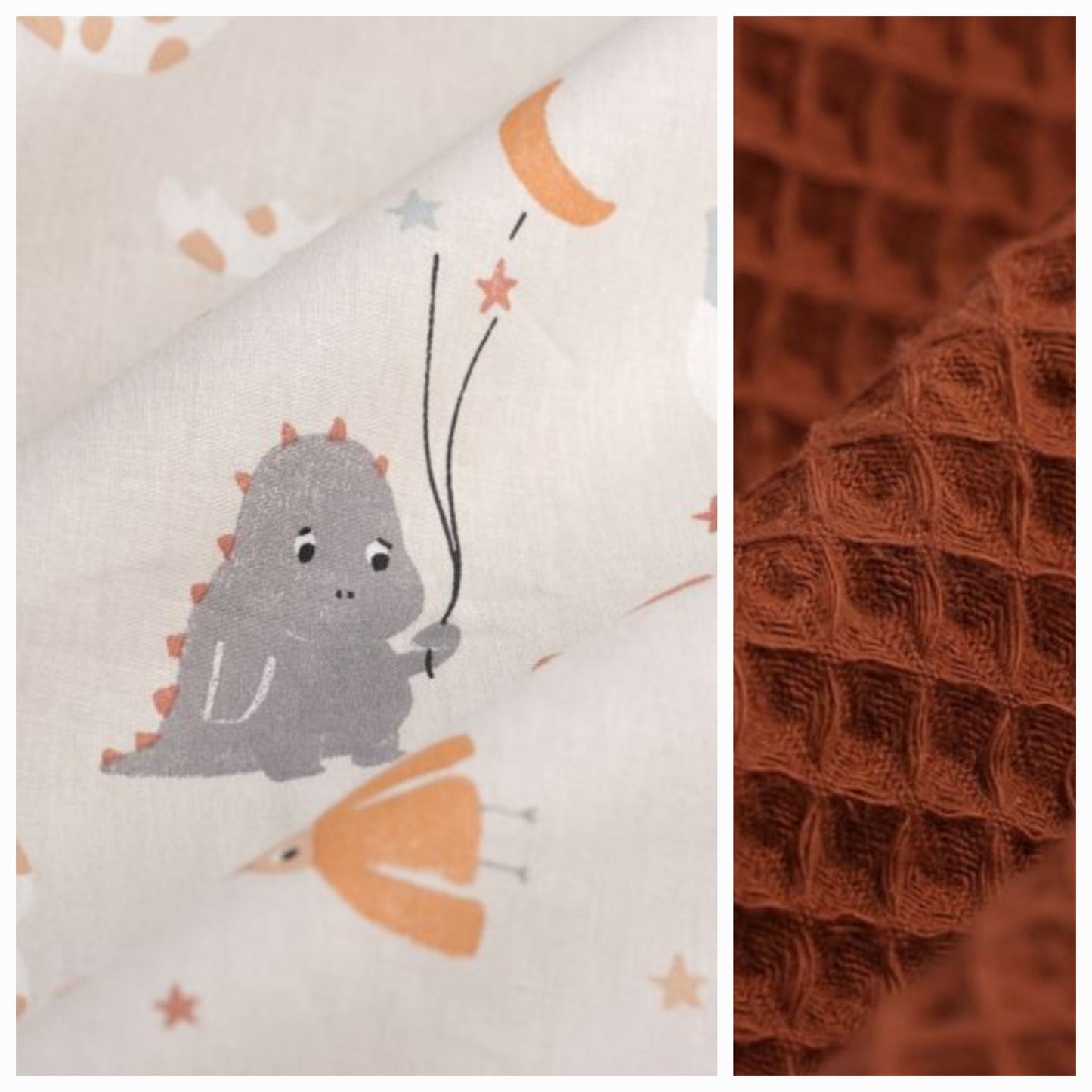 Sur mesure – Serviette de table enfant nid d’abeille élastique personnalisée