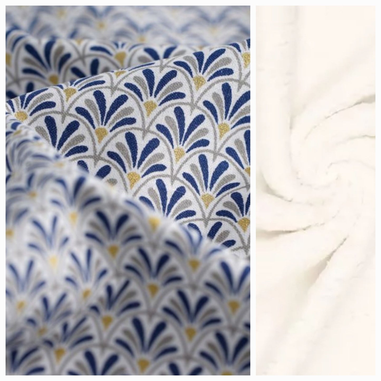 Sur mesure – Couverture bébé personnalisée douce & élégante fait main