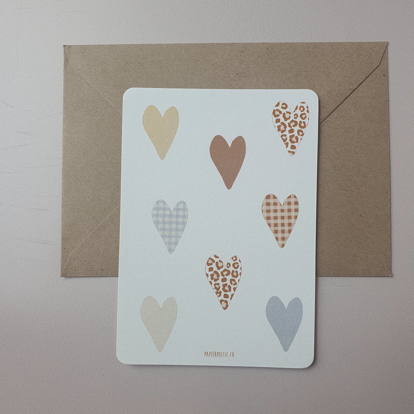 Carte/Card "Cœurs Graou"