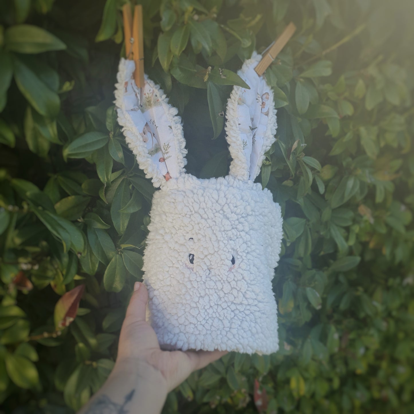 Panier lapin fait main – Chambre bébé