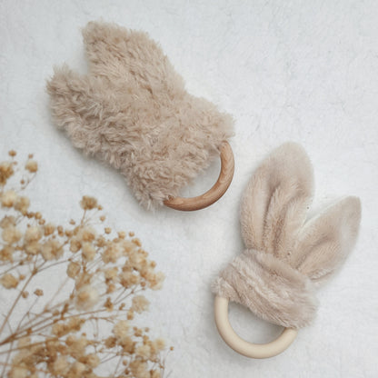 Hochet Toudoux personnalisé – Cadeau de naissance artisanal et sensoriel