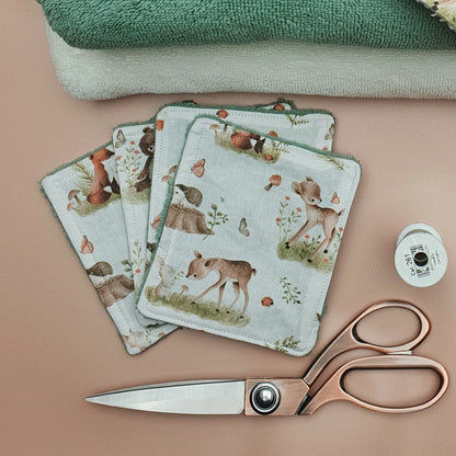 Lingettes lavables en bambou – Douces, écologiques & faites main