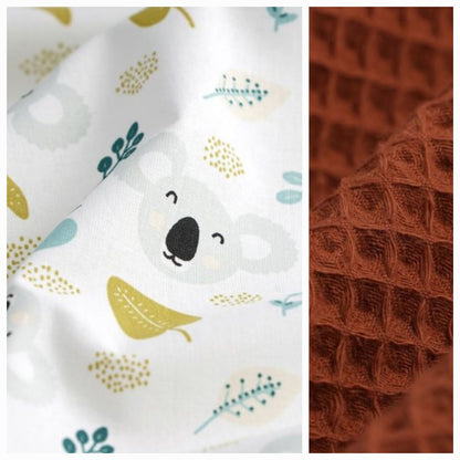 Matelas à langer nomade – Nid d’abeille & coton, pratique et personnalisable