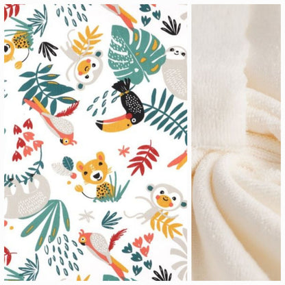 Bavoir bandana naissance (0–6 mois) – Fait main & personnalisable