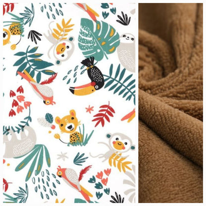 Bavoir bandana naissance (0–6 mois) – Fait main & personnalisable