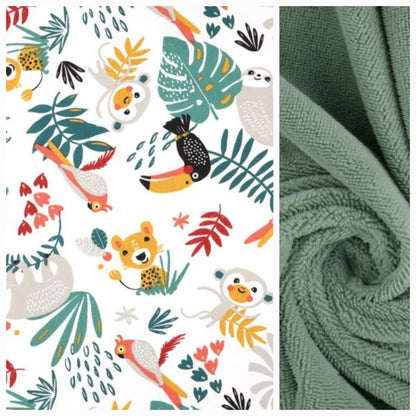 Bavoir bandana naissance (0–6 mois) – Fait main & personnalisable