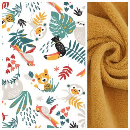 Bavoir bandana naissance (0–6 mois) – Fait main & personnalisable
