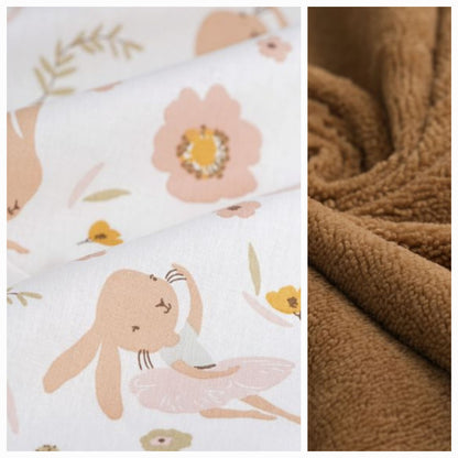 Bavoir bandana naissance (0–6 mois) – Fait main & personnalisable