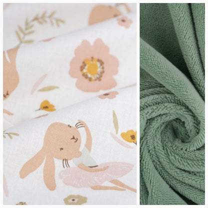Bavoir bandana naissance (0–6 mois) – Fait main & personnalisable