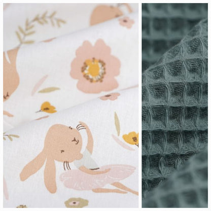 Style et douceur – Bavoir bandana naissance personnalisable
