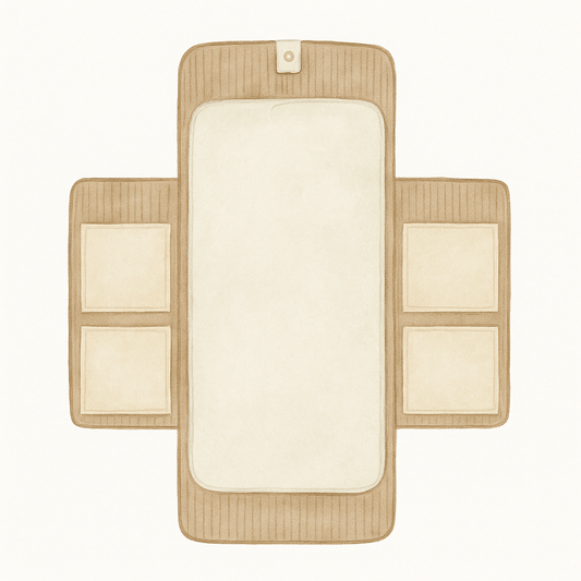 Sur mesure – Matelas à langer nomade bébé personnalisé pratique & élégant