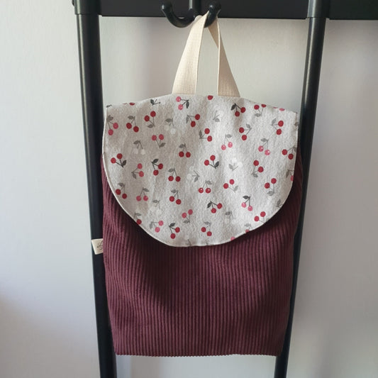 🌸 Sac à dos fleuri – Enfant crèche & maternelle | Personnalisable