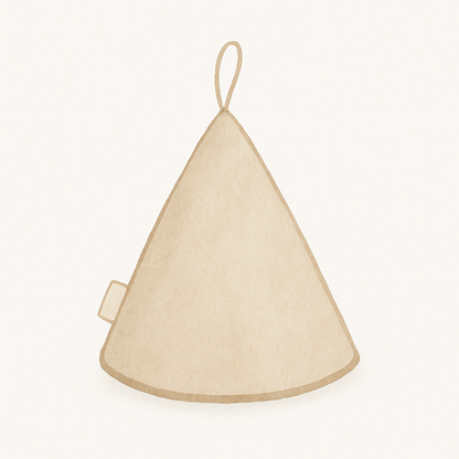 Tipi pare-pipi bébé – Anti-éclaboussures fait main & réutilisable
