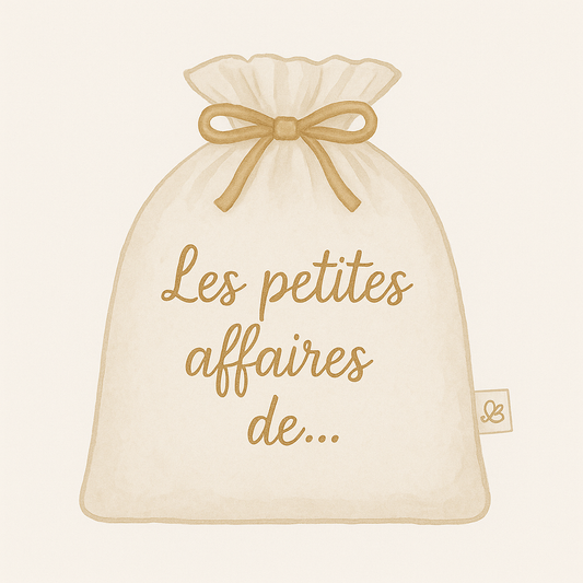 Sur mesure – Pochon de rangement personnalisé en coton doublé fait main