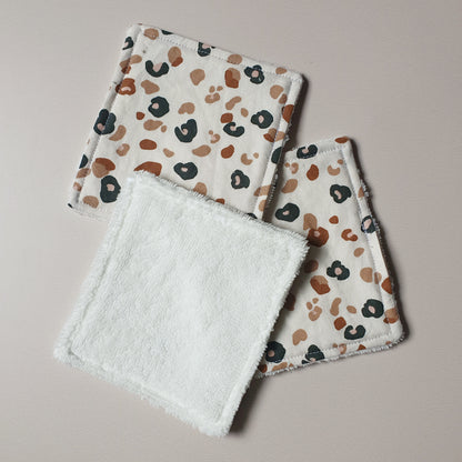 Lingettes lavables en coton & éponge bambou – Douces, réutilisables et artisanales