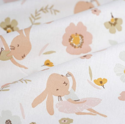 Pochon de rangement personnalisé – Coton doublé fait main