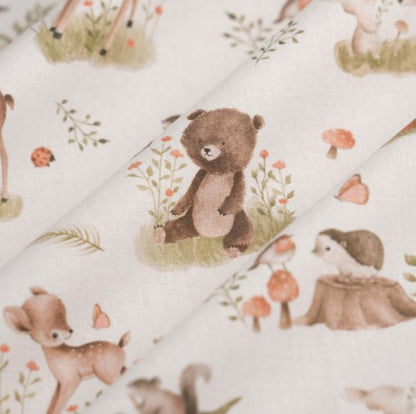 Pochon de rangement personnalisé – Coton doublé fait main