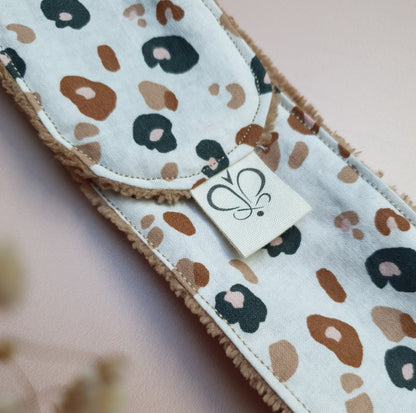 Bandeau soin visage lavable en éponge bambou – Fait main en France