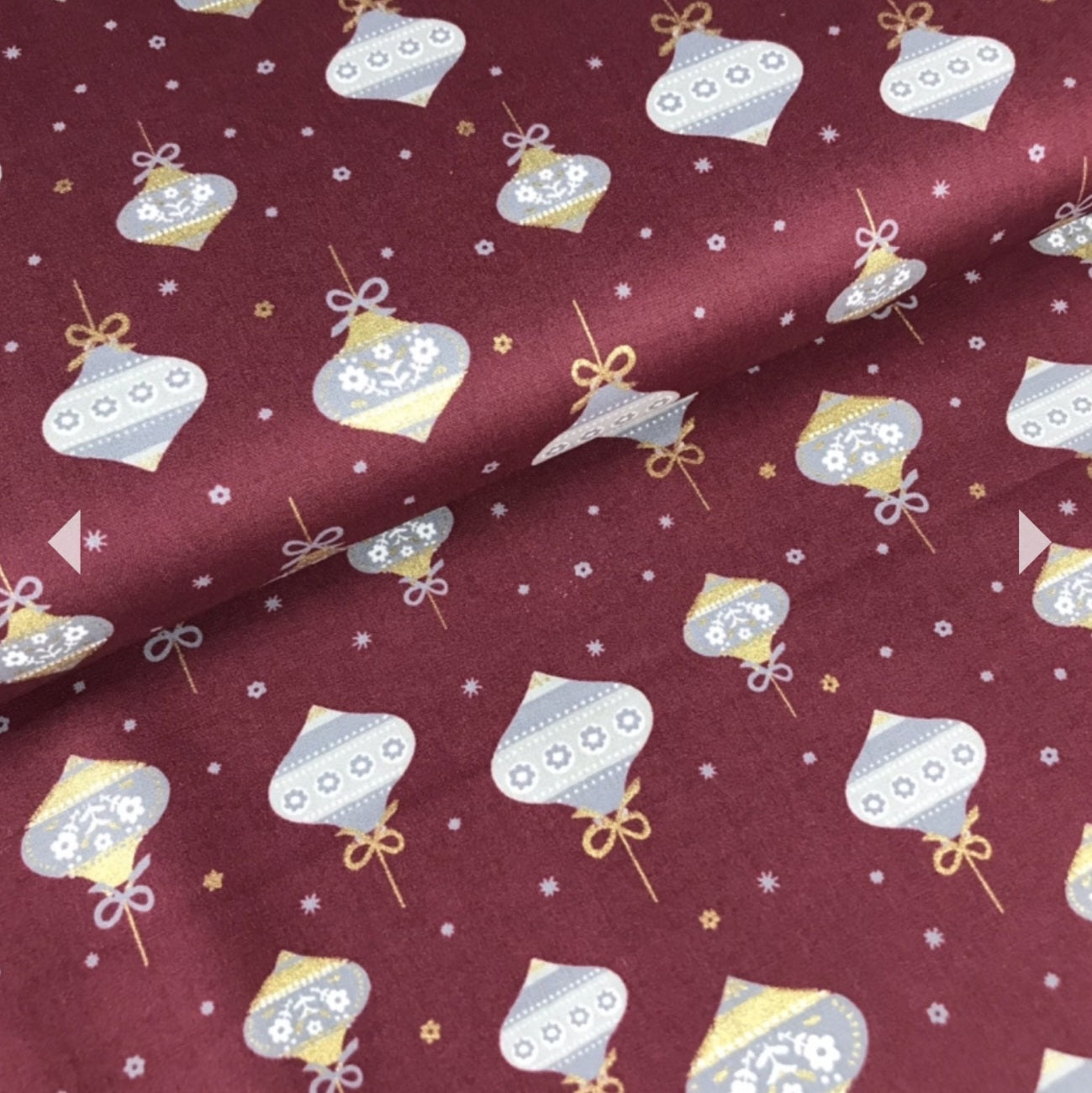 Edition limité: Serviette à mains 30x50 cm – Eponge bambou & tissu Noël | Fait main