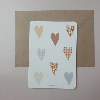 Carte/Card "Cœurs Graou"